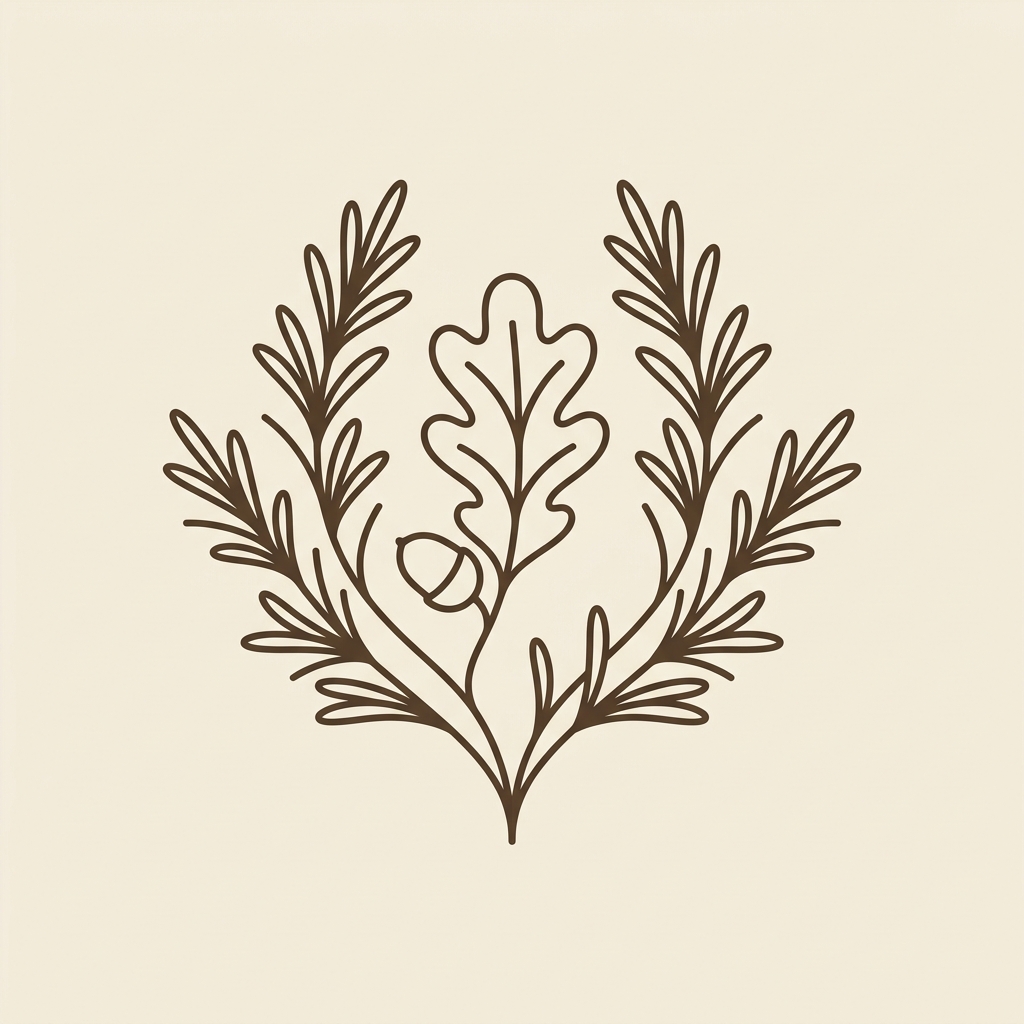Rosemary & Oak alternate logo mark